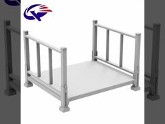 Plateau métallique démontable pour entrepôt, charge lourde avec fonctionnalités personnalisées