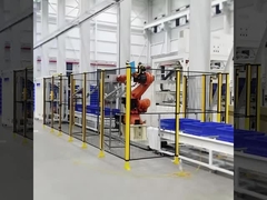 100 kg-1500 kg de charge Contenant en treillis métallique, panier en treillis industriel rectangulaire