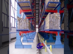 Plateaux d'entrepôt à contre-courant à double face pour articles longs