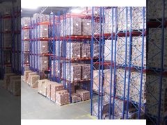 Système de rack de palettes à double charge lourde couleurs personnalisées capacité de poids